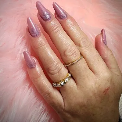 Sculpted acrylic